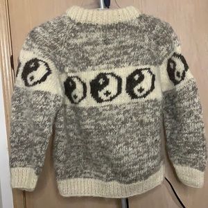 100% Wool Yin Yang Sweater
